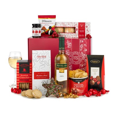 Buy Christmas White Wine Gift Hamper Online